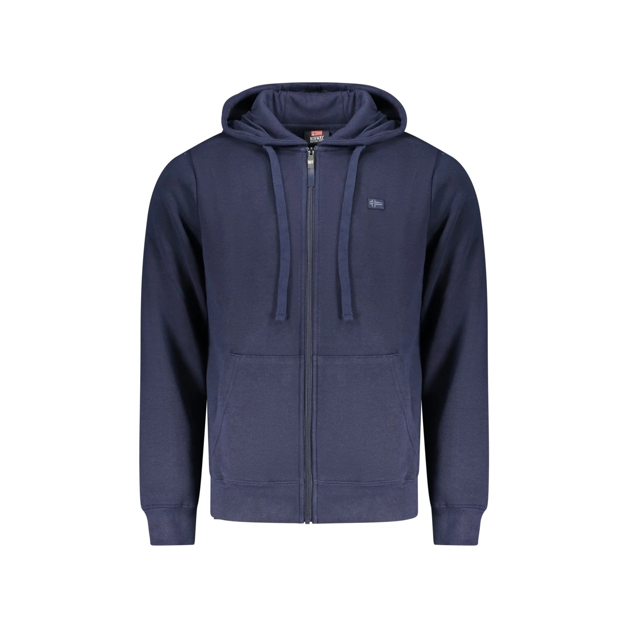 NORWAY 1963 FELPA CON ZIP UOMO BLU