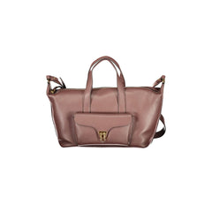 Coccinelle Borsa a Tracolla Pelle Donna Marrone Stampa Logo