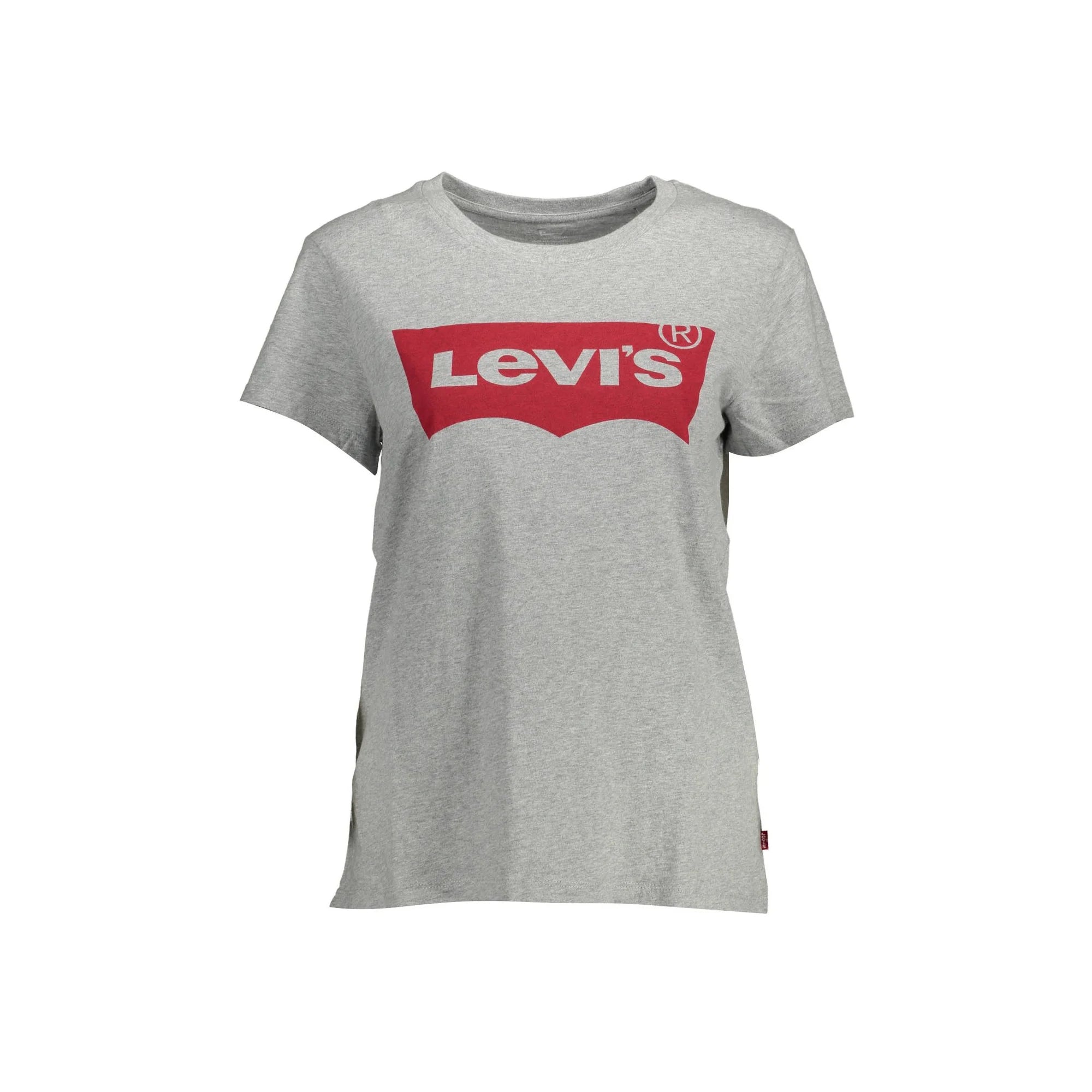 LEVI'S T-SHIRT MANICHE CORTE DONNA GRIGIO