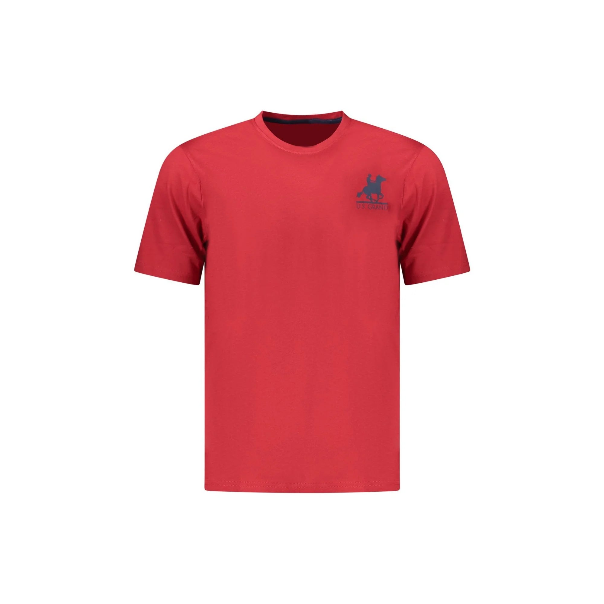 U.S. GRAND POLO T-SHIRT MANICHE CORTE UOMO ROSSO