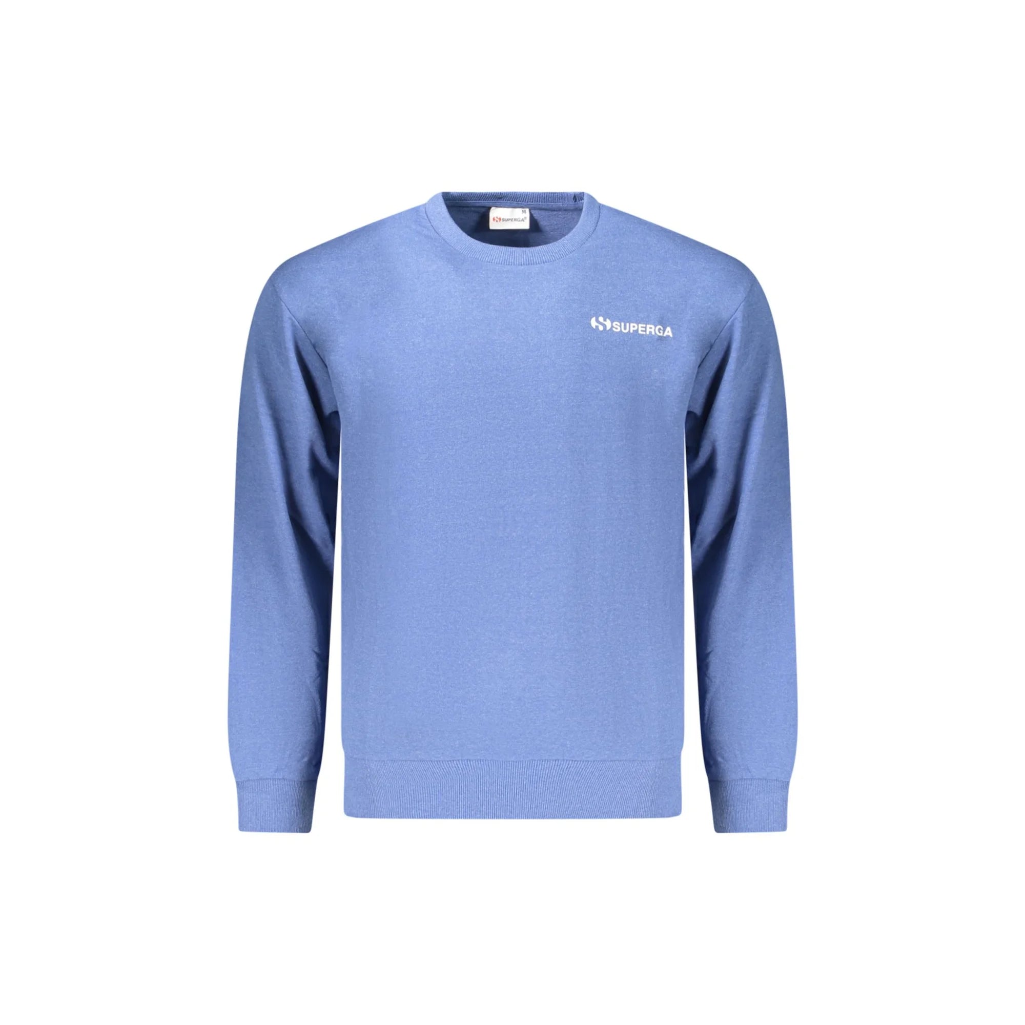 SUPERGA FELPA SENZA ZIP UOMO AZZURRO