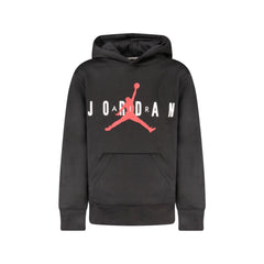 Jordan Bluza Męska Czarna Z Kapturem Frotte Z Logo