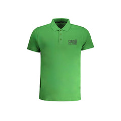 Cavalli Class Polo Maniche Corte Uomo Verde Stampa