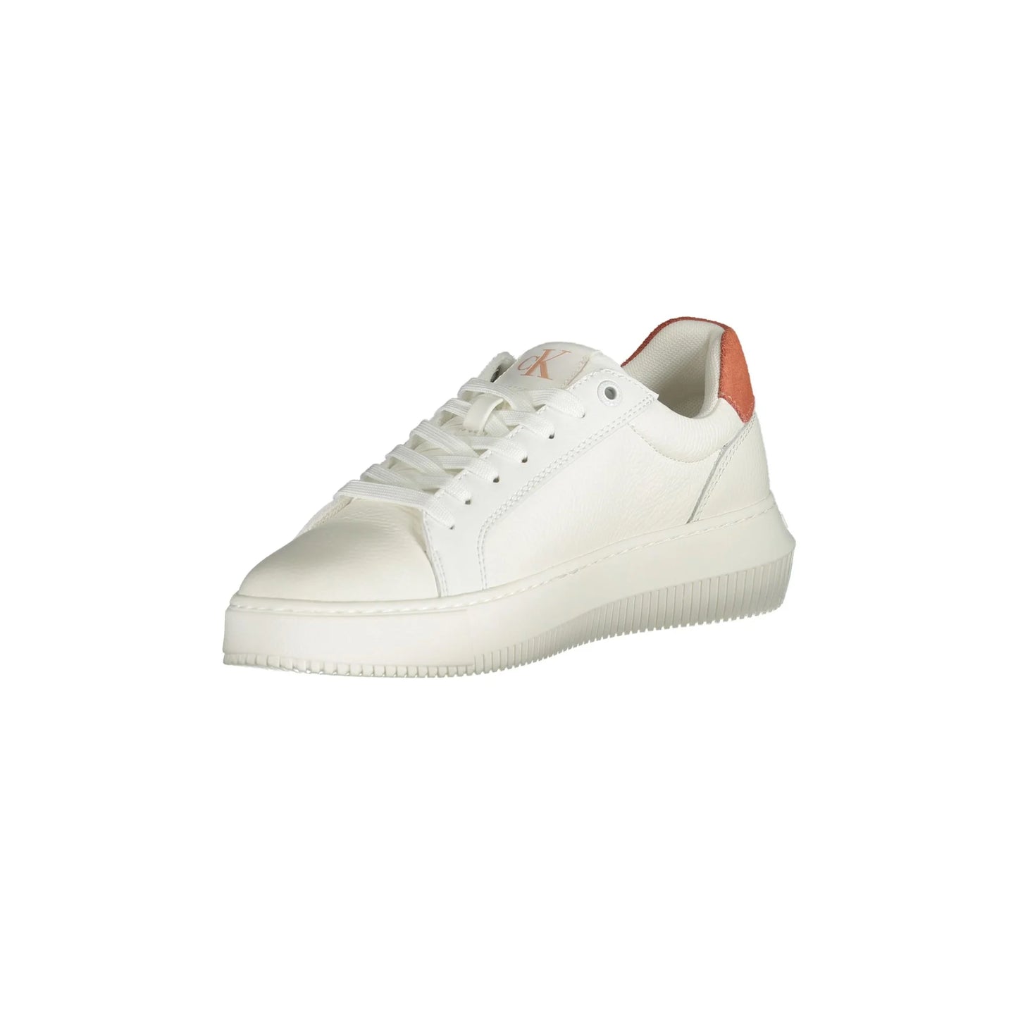 CALVIN KLEIN Scarpe Sneakers Donna Bianche con Dettagli Rosa bianco - vista 3