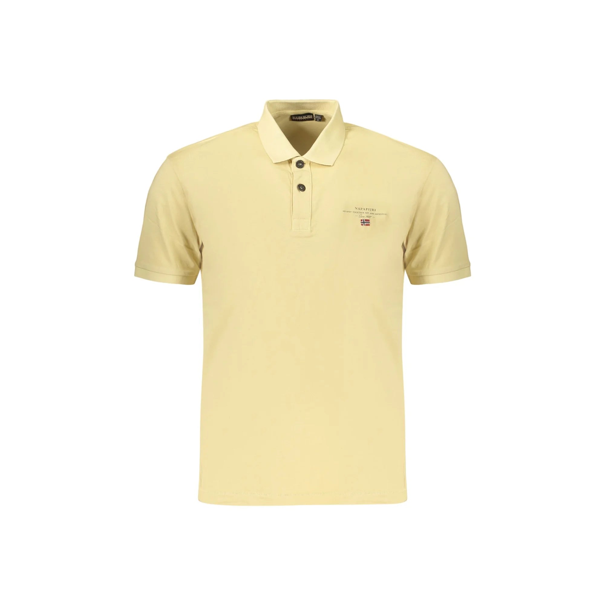 NAPAPIJRI POLO MANICHE CORTE UOMO BEIGE