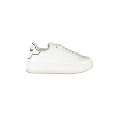 GAELLE PARIS Scarpe Sneakers Donna Bianche con Dettagli a Contrasto