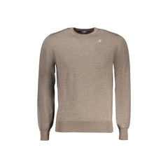 K-Way Maglia Uomo Marrone Logo