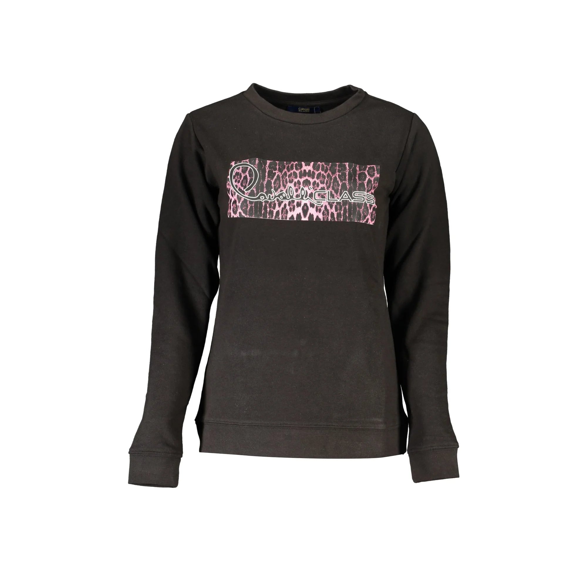 CAVALLI CLASS FELPA SENZA ZIP DONNA NERO