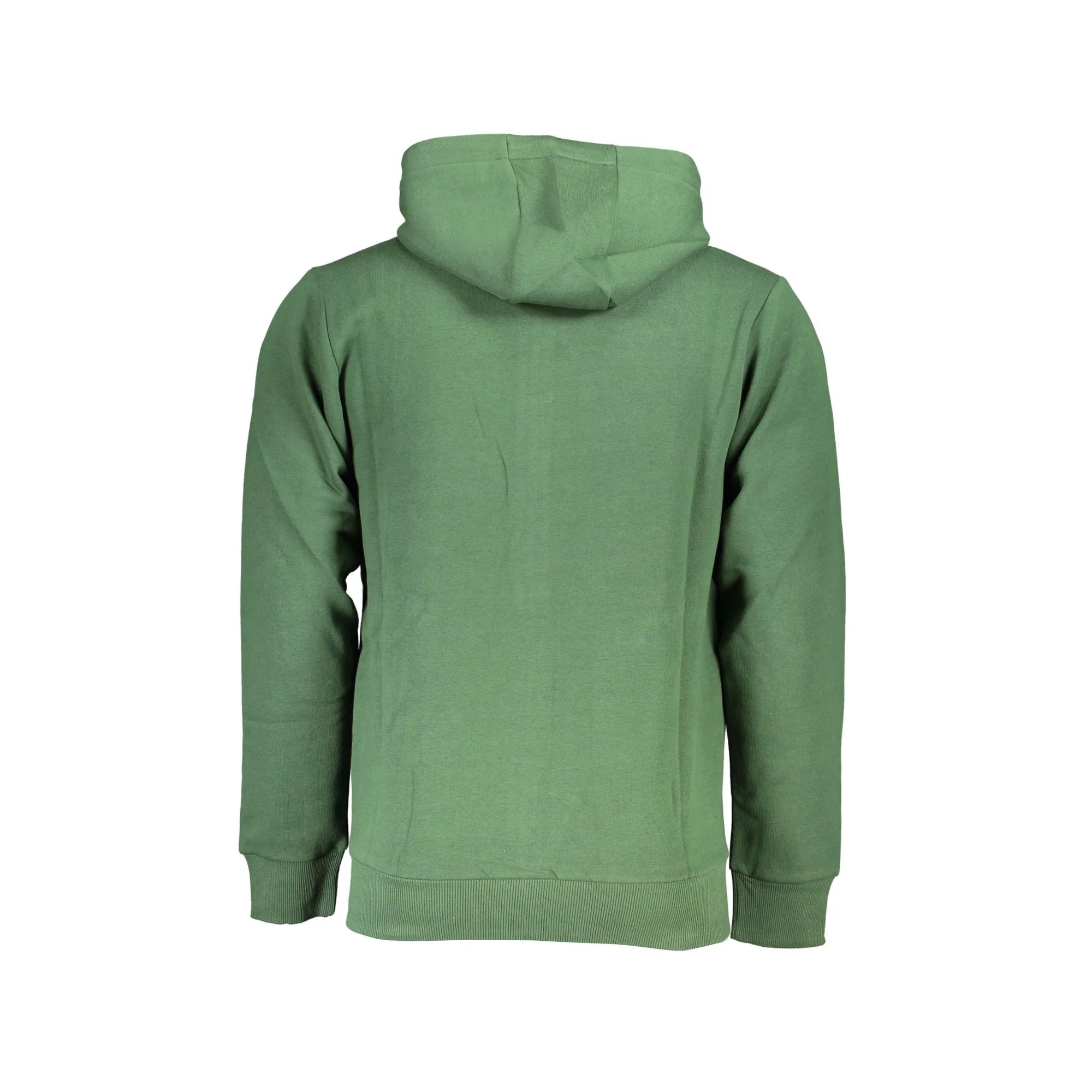 U.S. GRAND POLO FELPA CON ZIP UOMO VERDE