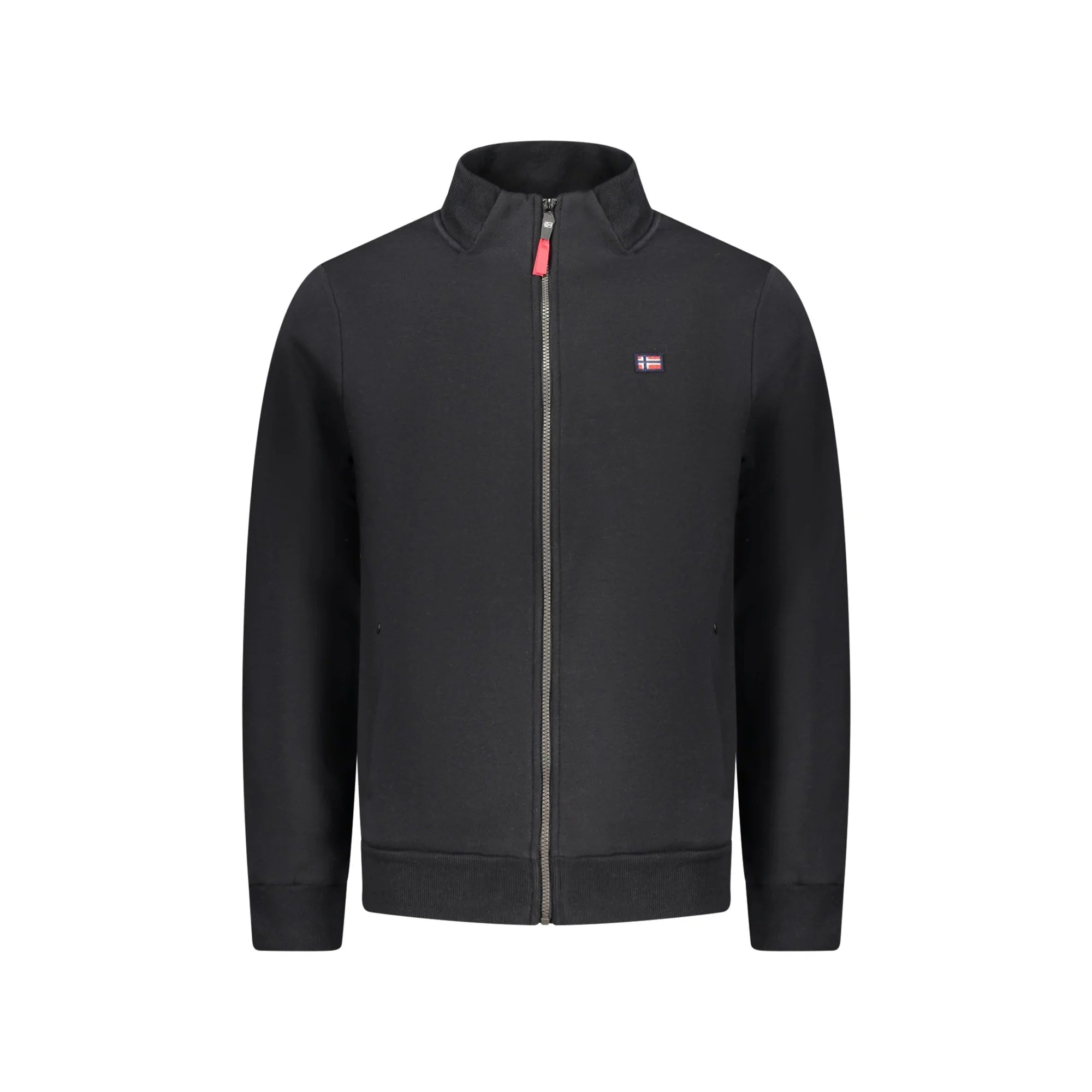 NORWAY 1963 FELPA CON ZIP UOMO NERO