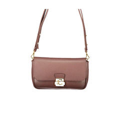 Coccinelle Borsa a Tracolla Pelle Donna Marrone Logo