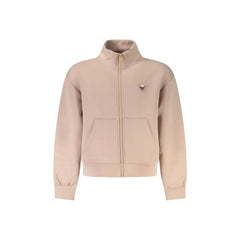 Guess Jeans Sweat-shirt Manches Longues Unisex Rose avec fermeture éclair