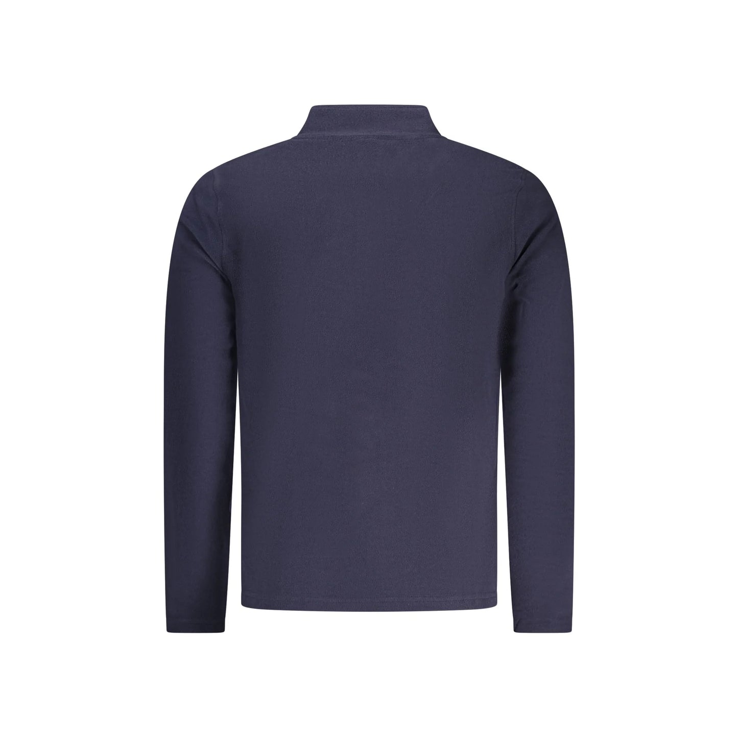U.S. Grand Felpa Uomo Blu con Mezza Zip Pile Ricamo Logo Felpe - vista 2
