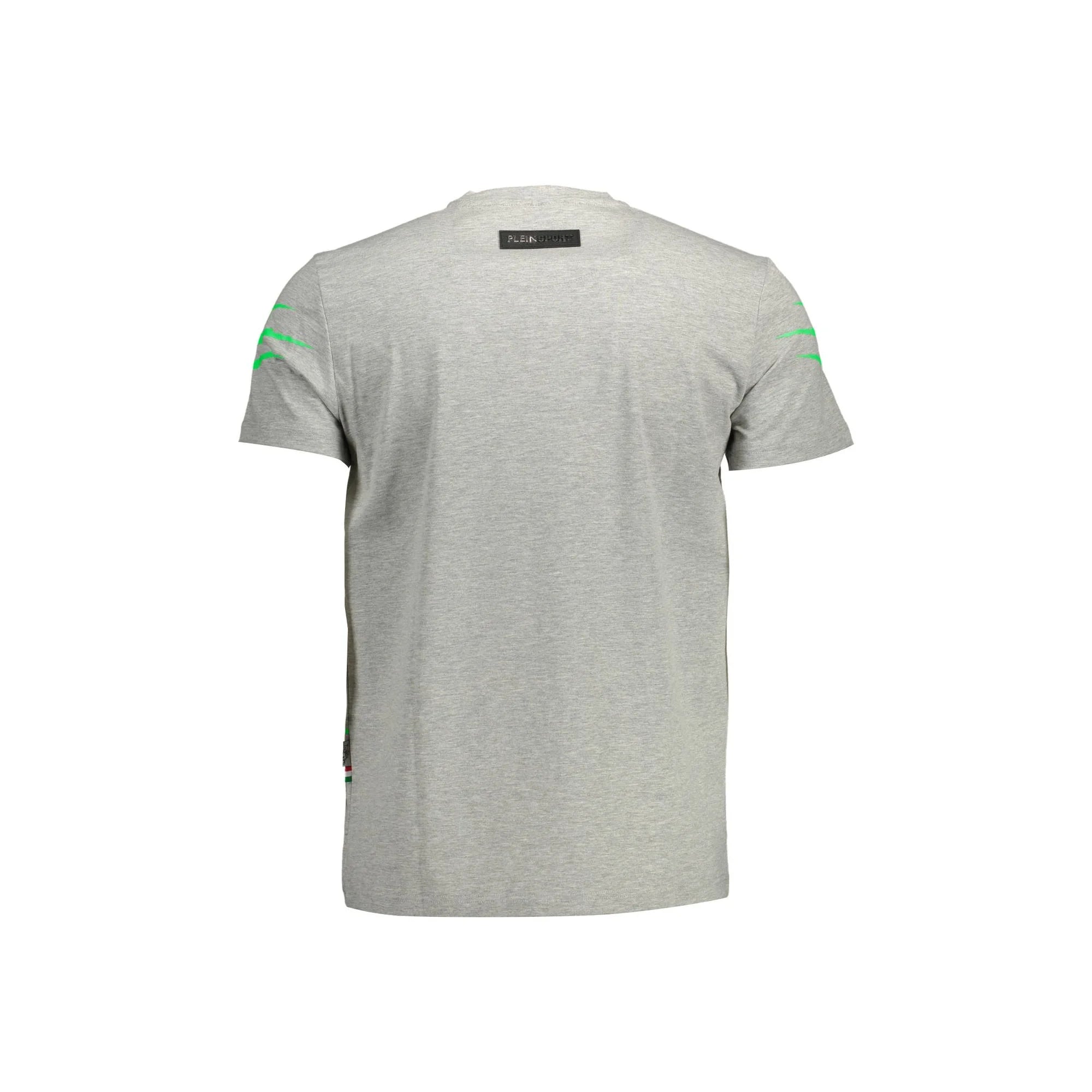 PLEIN SPORT T-SHIRT MANICHE CORTE UOMO GRIGIO