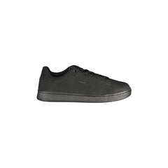Gas Baskets Homme Noires Lacets Semelle Amovible Broderie Logo