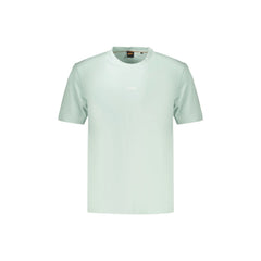 Boss T-Shirt Maniche Corte Uomo Azzurra Logo