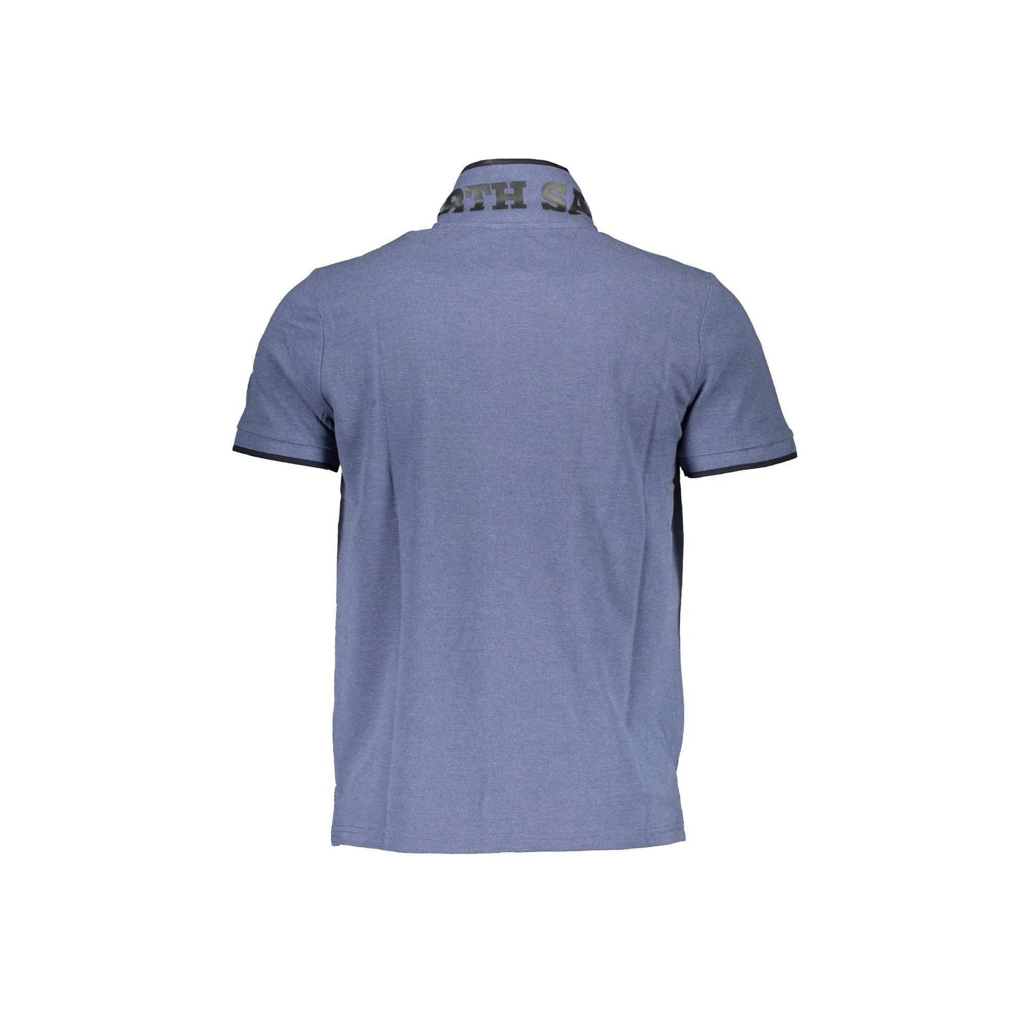 North Sails Polo Maniche Corte Uomo Blu Logo - vista 3