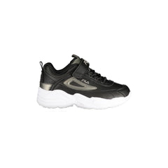 Fila Baskets Enfant Noires Sportives Velcro Logo