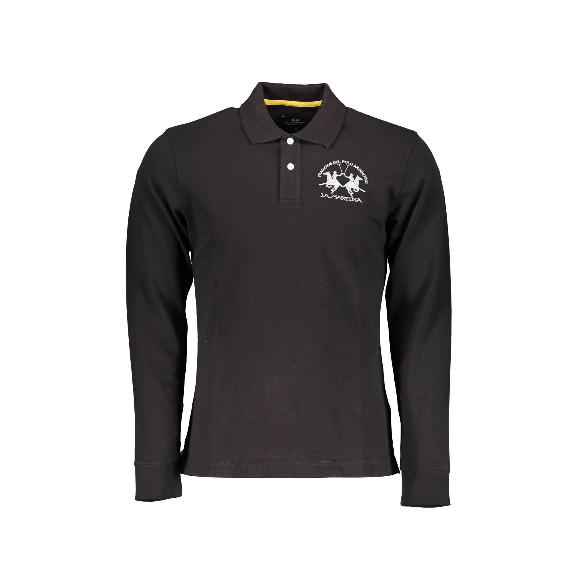 LA MARTINA POLO MANICHE LUNGHE UOMO NERO