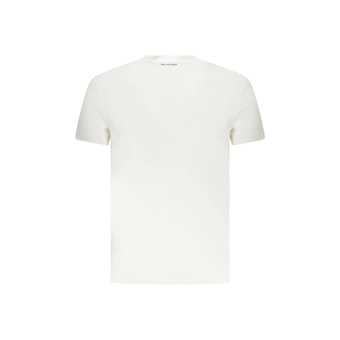 Trussardi T-Shirt Maniche Corte Uomo Bianca Stampa Logo bianco - vista 2