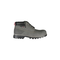 CARRERA Bottines Homme Grises avec Lacets et Détails Contrastés