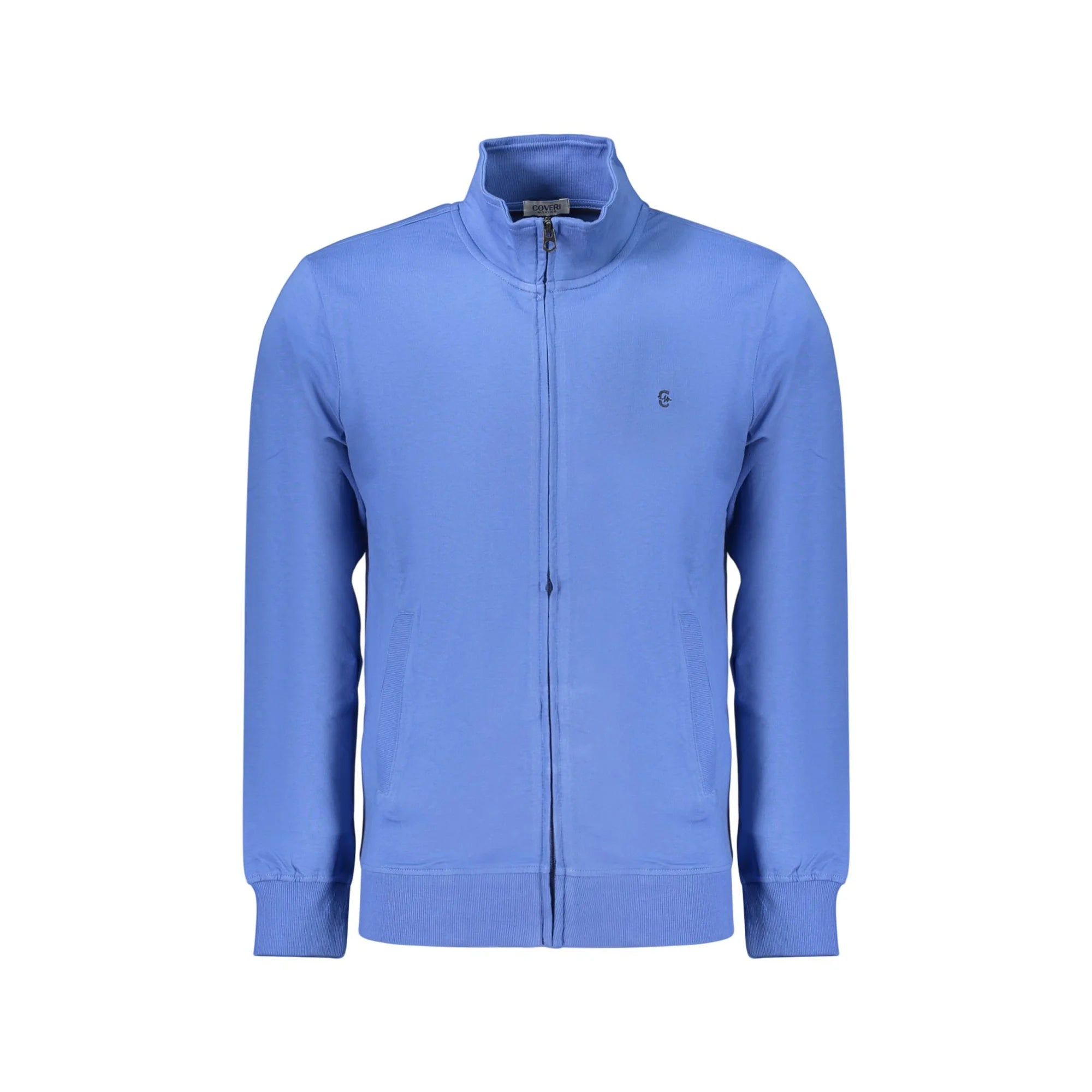 COVERI MOVING FELPA CON ZIP UOMO BLU