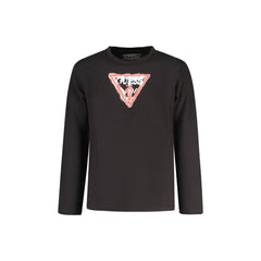 Guess Jeans T-Shirt Maniche Lunghe Unisex Nera Stampa Logo