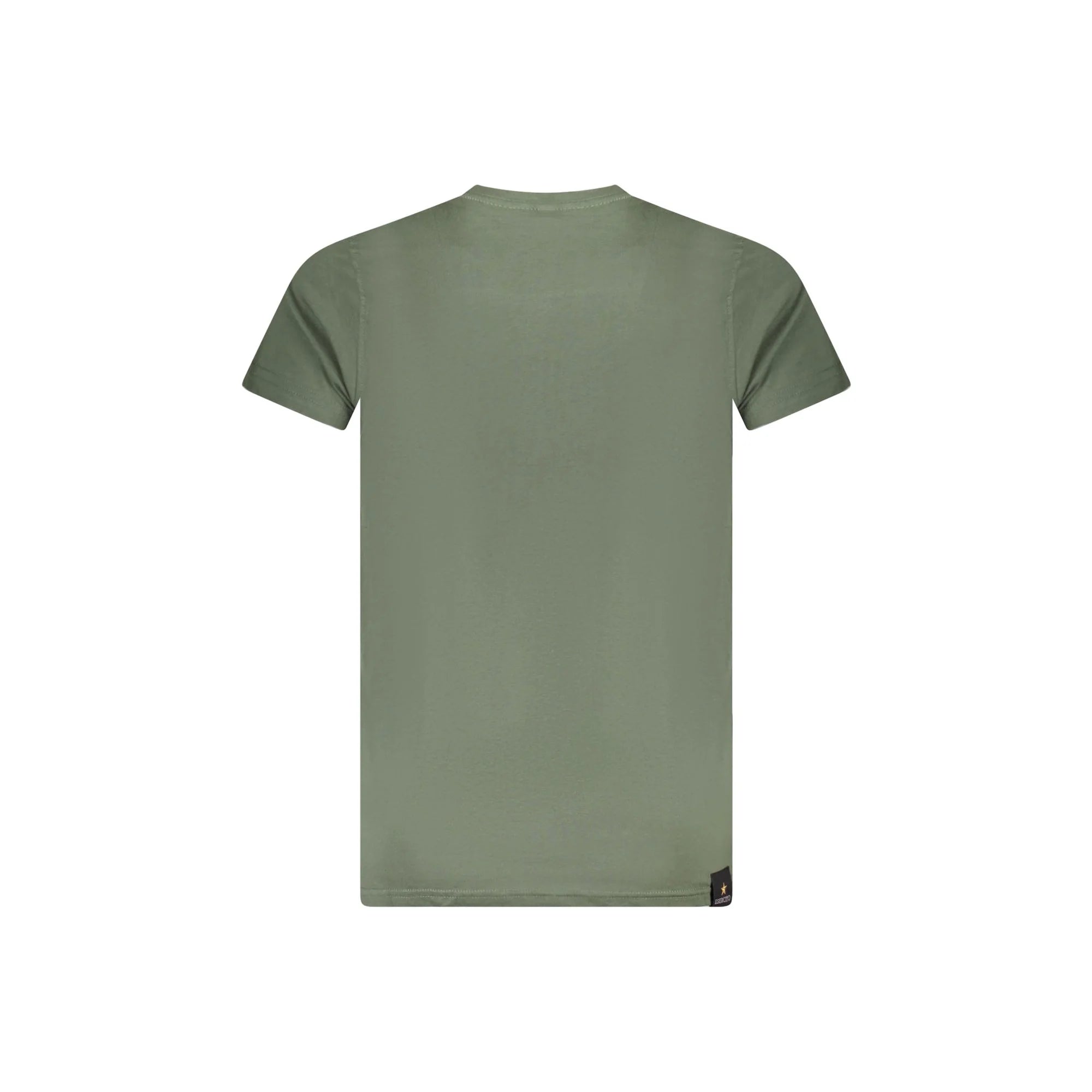 Accademia Militare T-Shirt Maniche Corte Uomo Verde Stampa Logo - vista 2