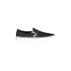 VANS Baskets Femme Noires Slip-On avec Détails Contrastés