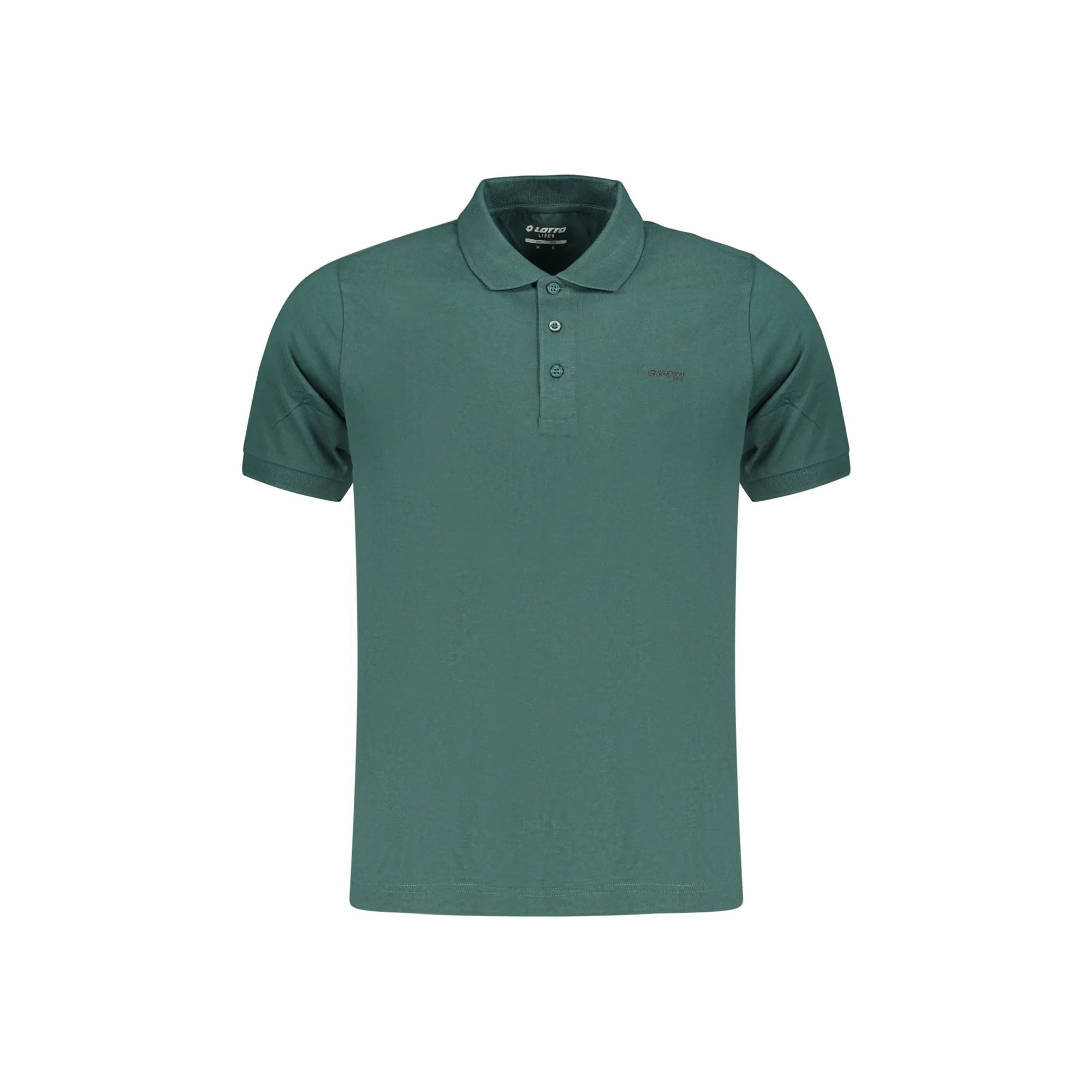 LOTTO POLO MANICHE CORTE UOMO VERDE