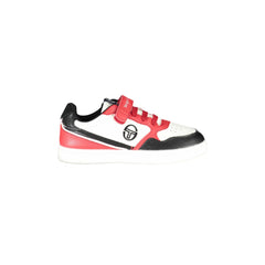 SERGIO TACCHINI Tenisky pre deti biele s elastickými šnúrkami a pásikom