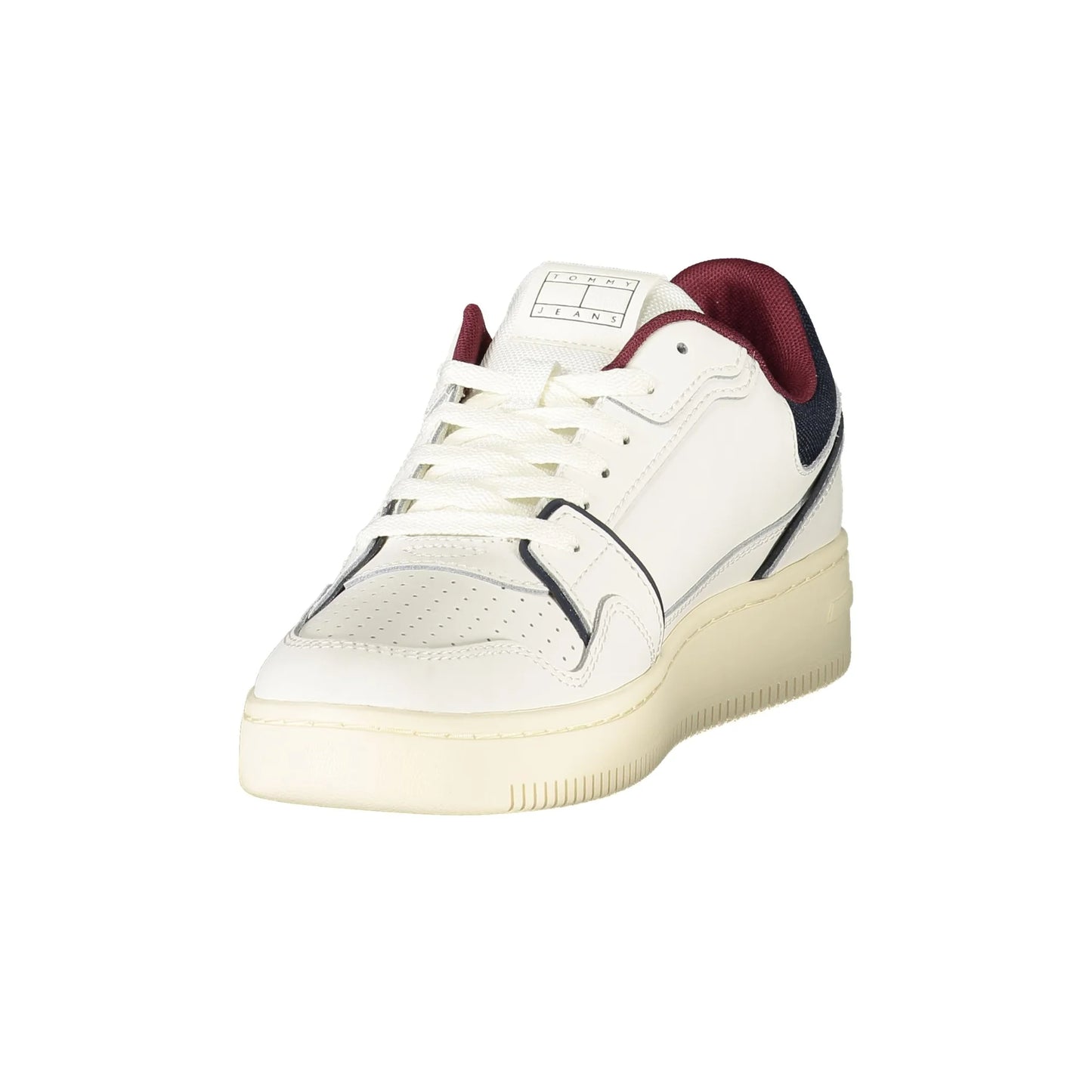 TOMMY HILFIGER Sneakers Uomo Bianche con Lacci e Dettagli bianco - vista 3