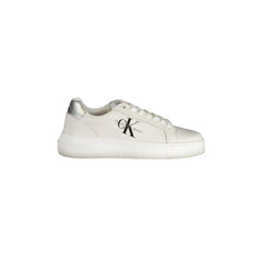 CALVIN KLEIN Sportschoenen Dames Wit met Contrasterende Details