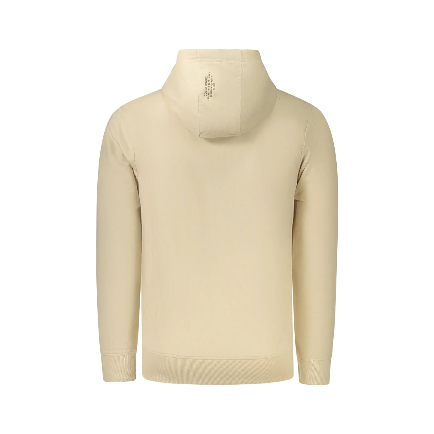 COVERI MOVING FELPA CON ZIP UOMO BEIGE