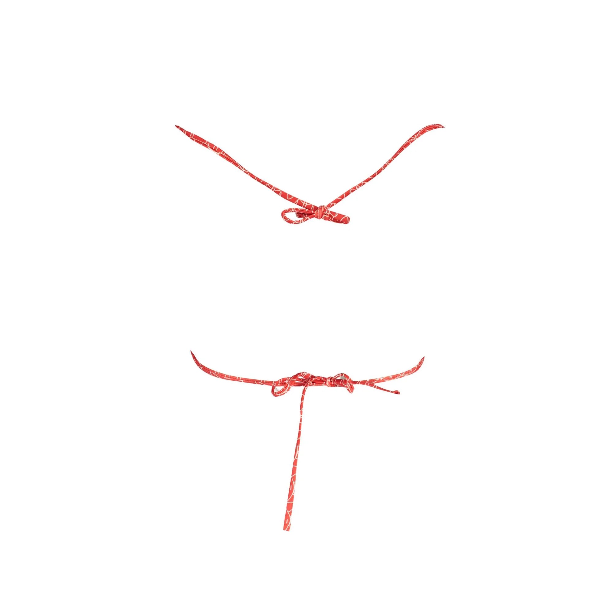 KARL LAGERFELD BEACHWEAR COSTUME PARTE SOPRA DONNA ROSSO