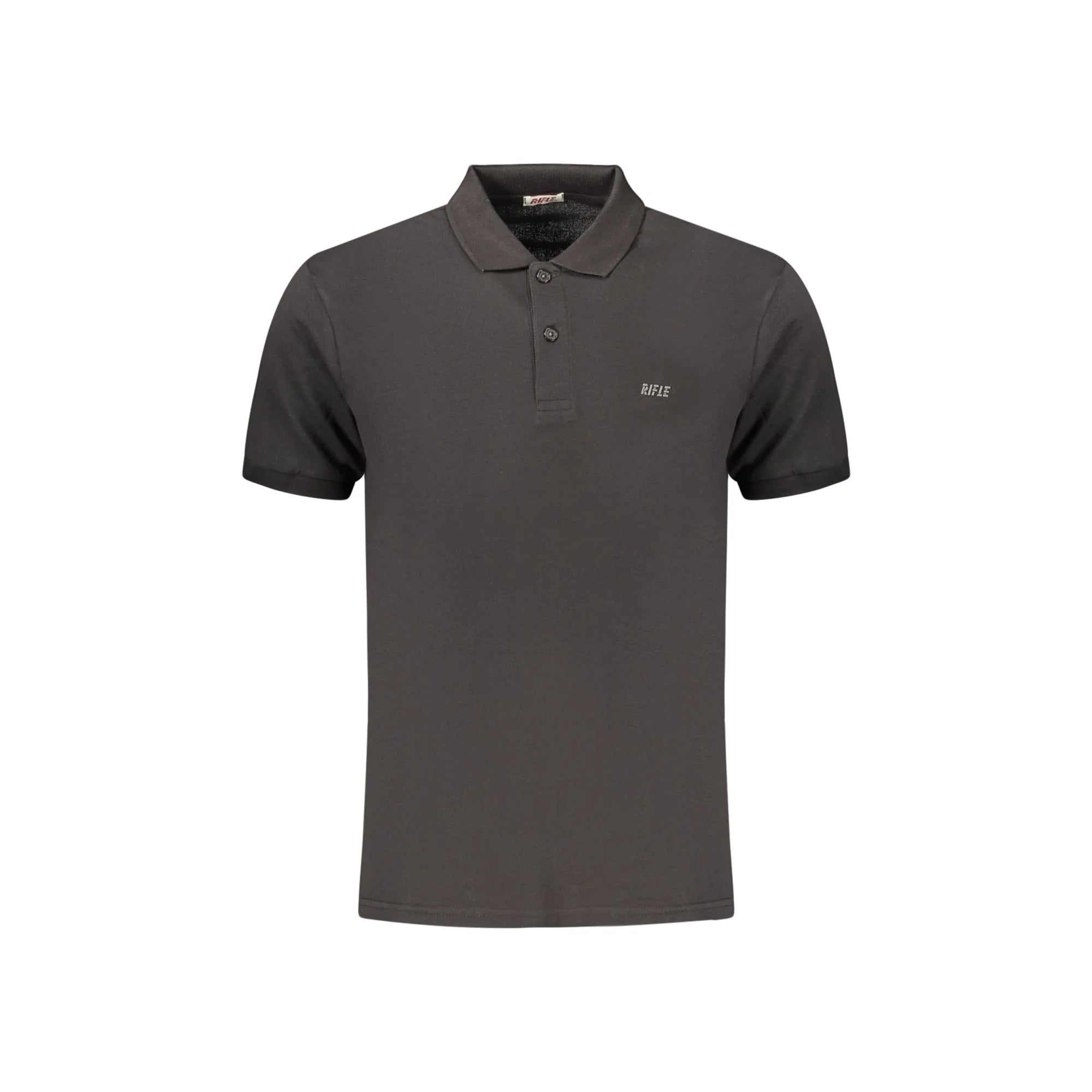 RIFLE POLO MANICHE CORTE UOMO NERO