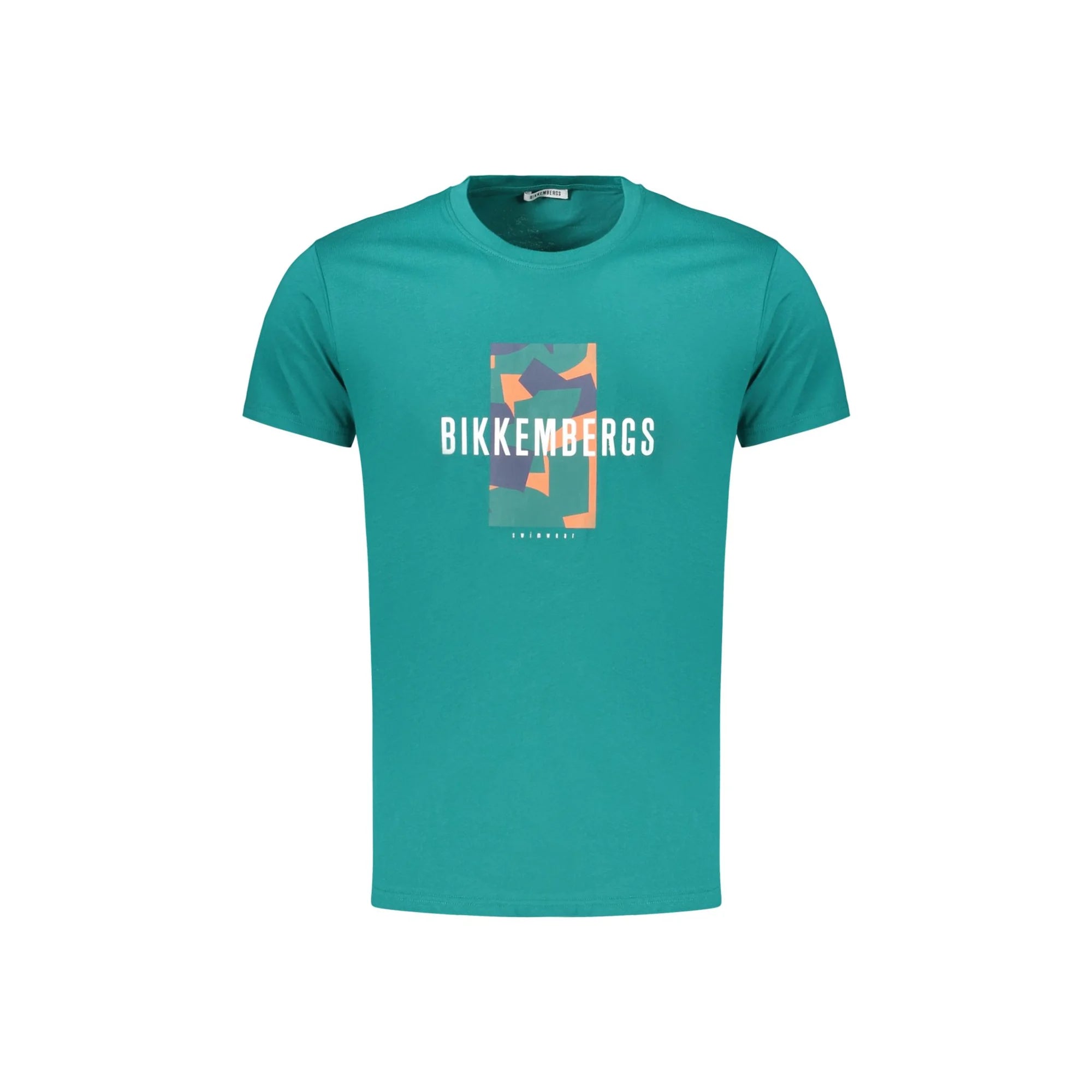 BIKKEMBERGS T-SHIRT MANICHE CORTE UOMO VERDE