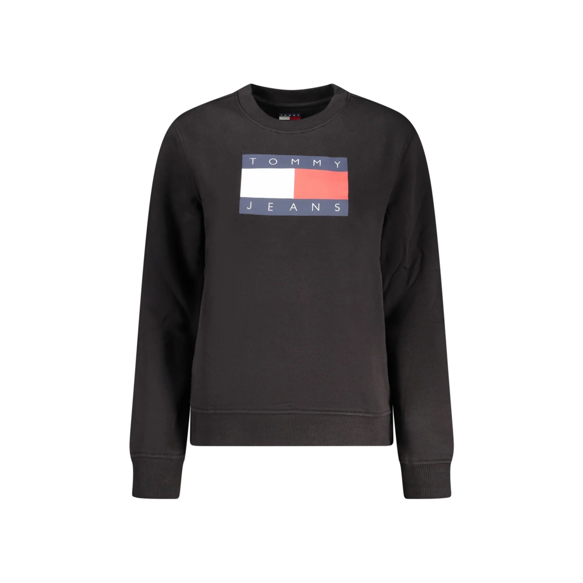 TOMMY HILFIGER FELPA SENZA ZIP DONNA NERO