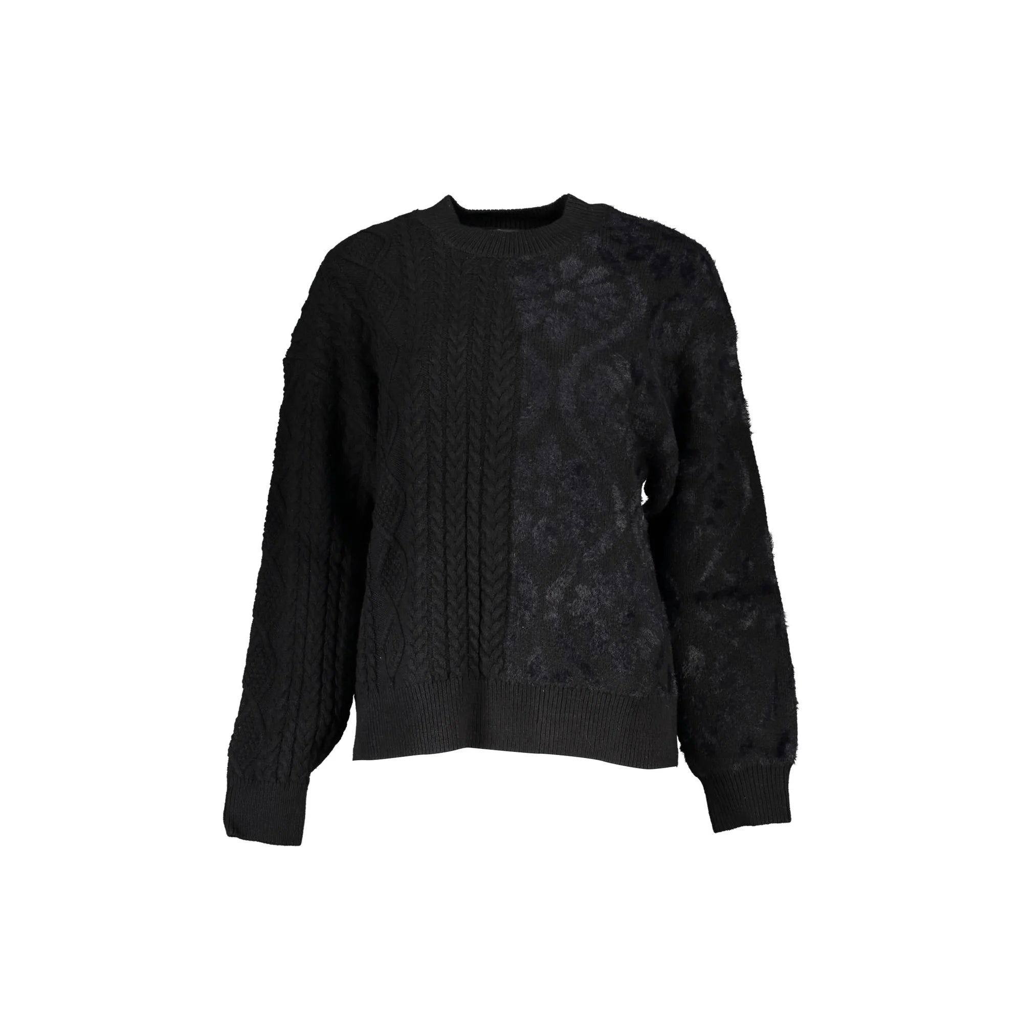 DESIGUAL MAGLIONE DONNA NERO