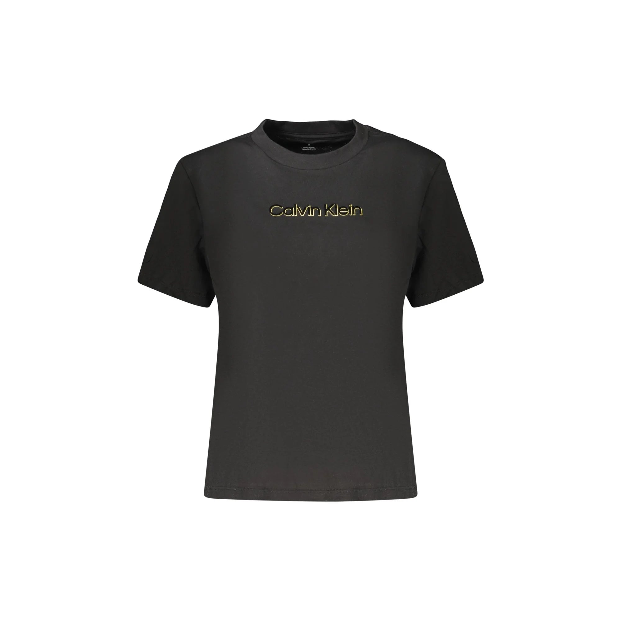 CALVIN KLEIN T-SHIRT MANICHE CORTE DONNA NERO