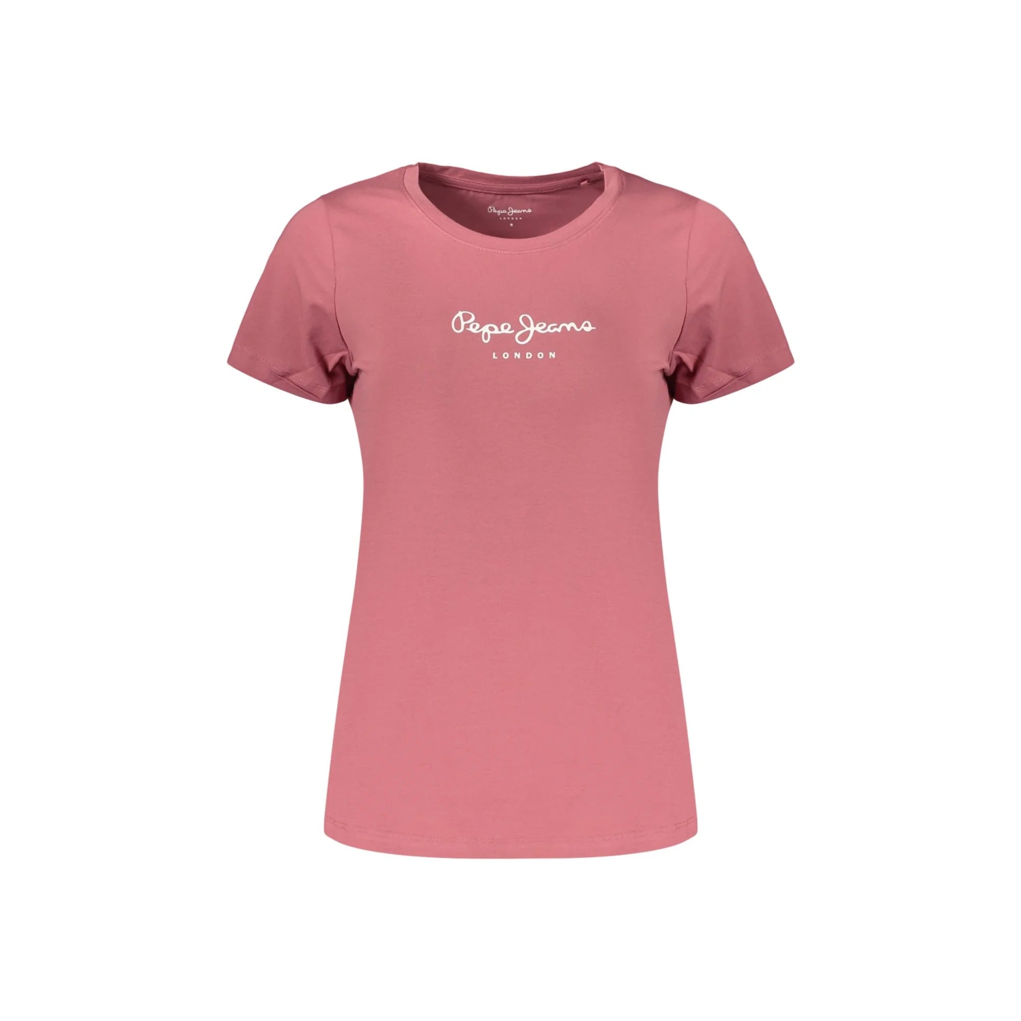 PEPE JEANS T-SHIRT MANICHE CORTE DONNA ROSA