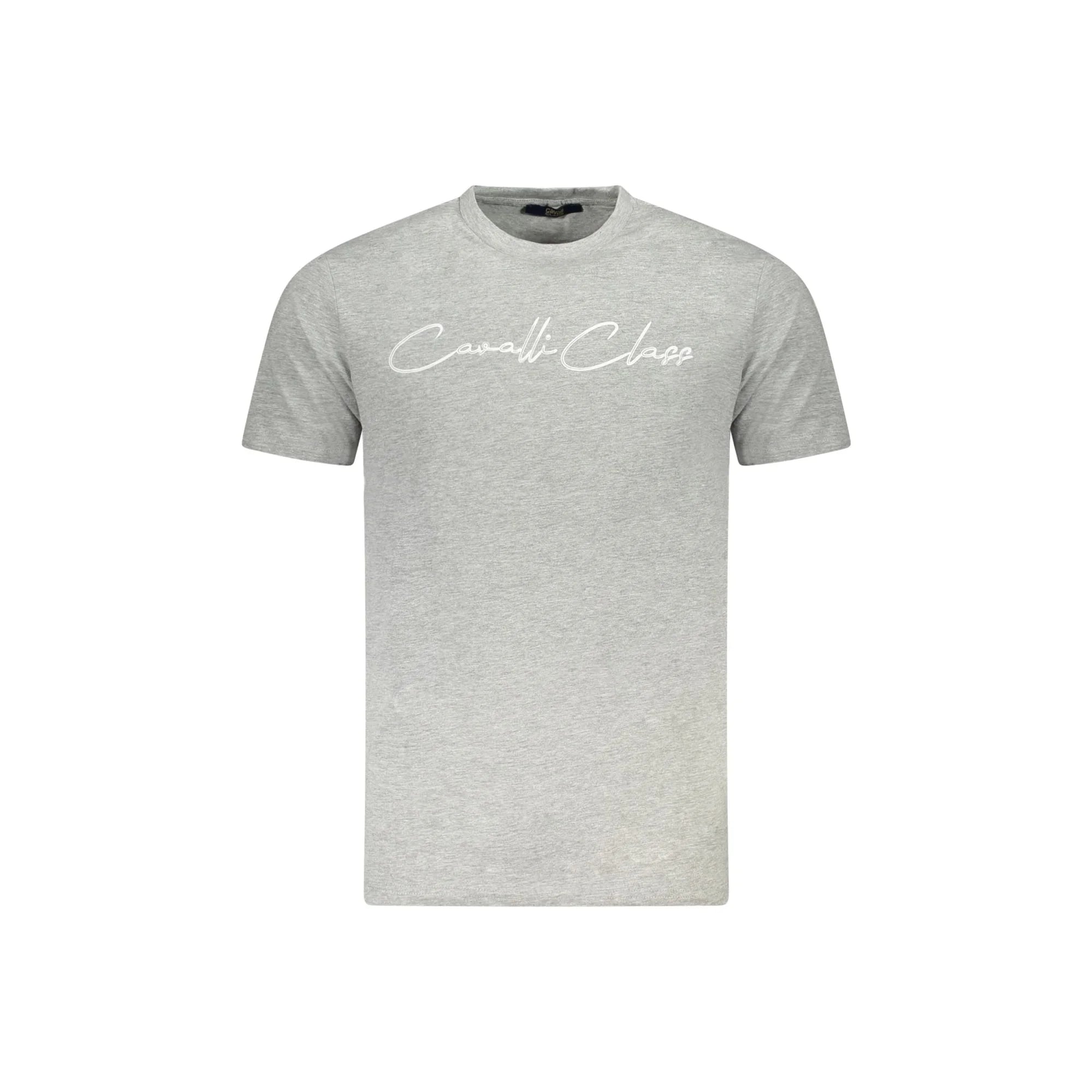 Cavalli Class T-Shirt Maniche Corte Uomo Grigia Stampa Grigio - foto prodotto