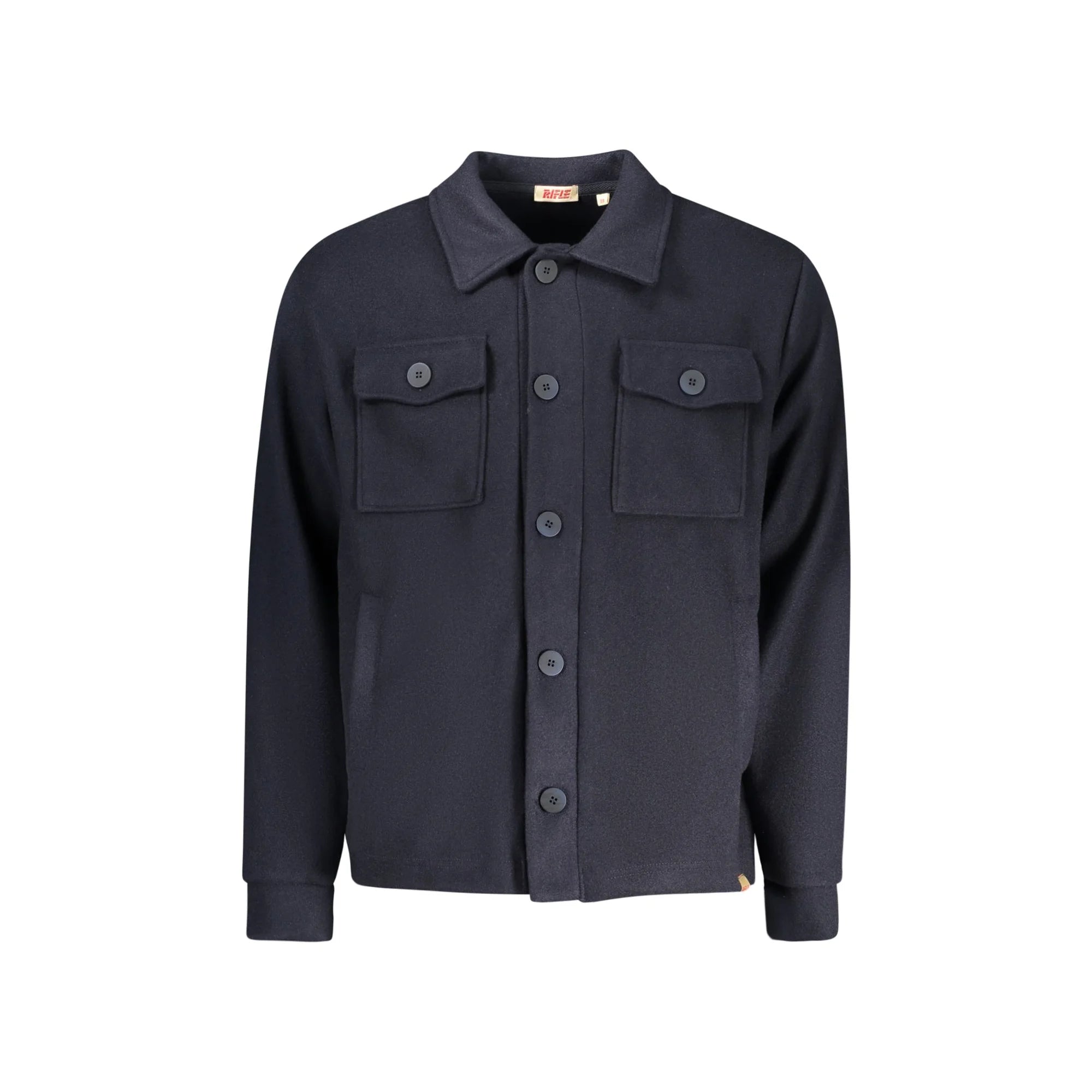 RIFLE CAMICIA MANICHE LUNGHE UOMO BLU