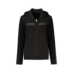 Freddy bluza Długie Rękawy Kobieta Czarna Zamek Błyskawiczny