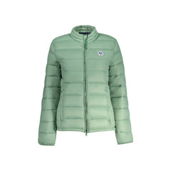North Sails Chaqueta Mujer Verde con Cremallera y Logo