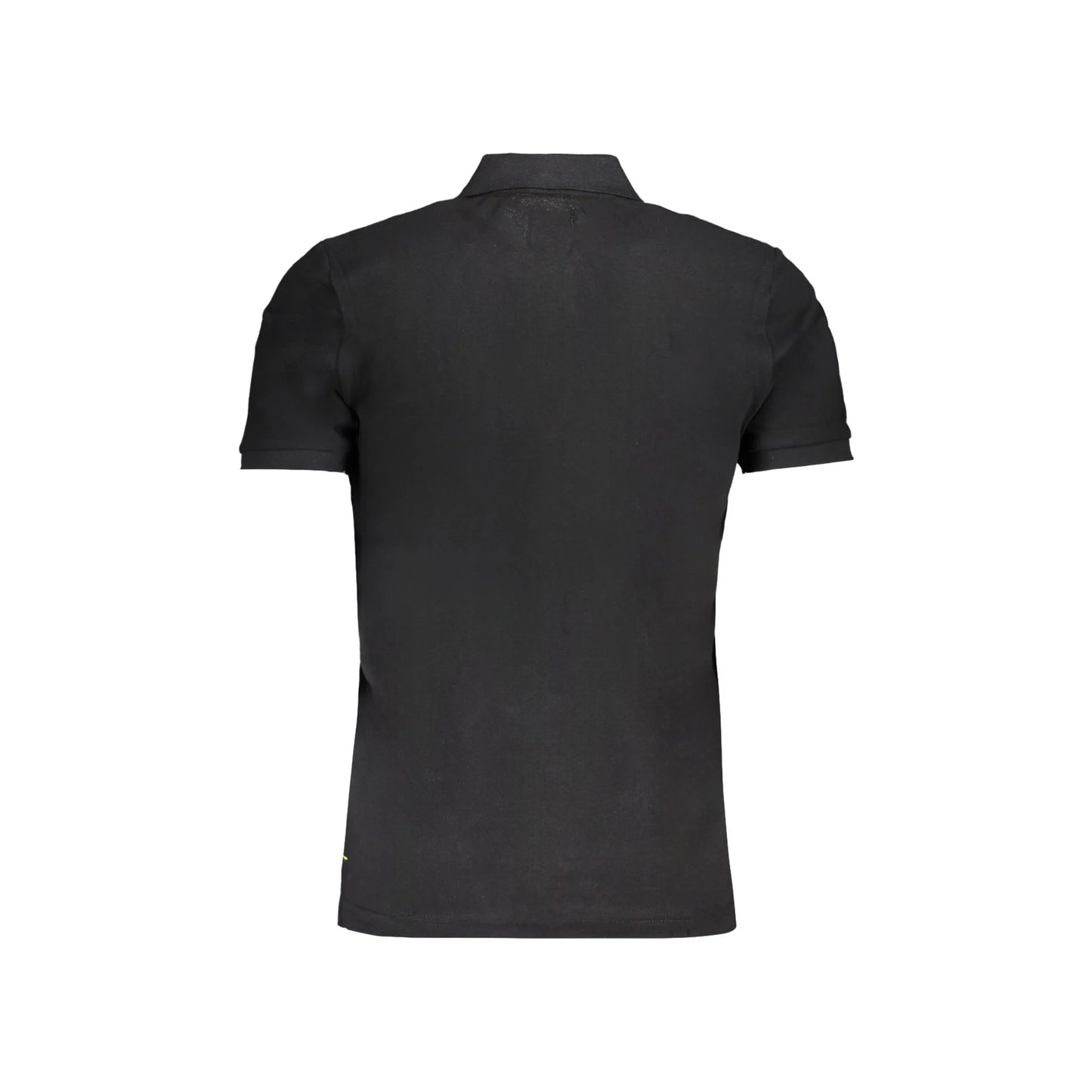 Gian Marco Venturi Polo Maniche Corte Uomo Nera Ricamo nero - vista 2
