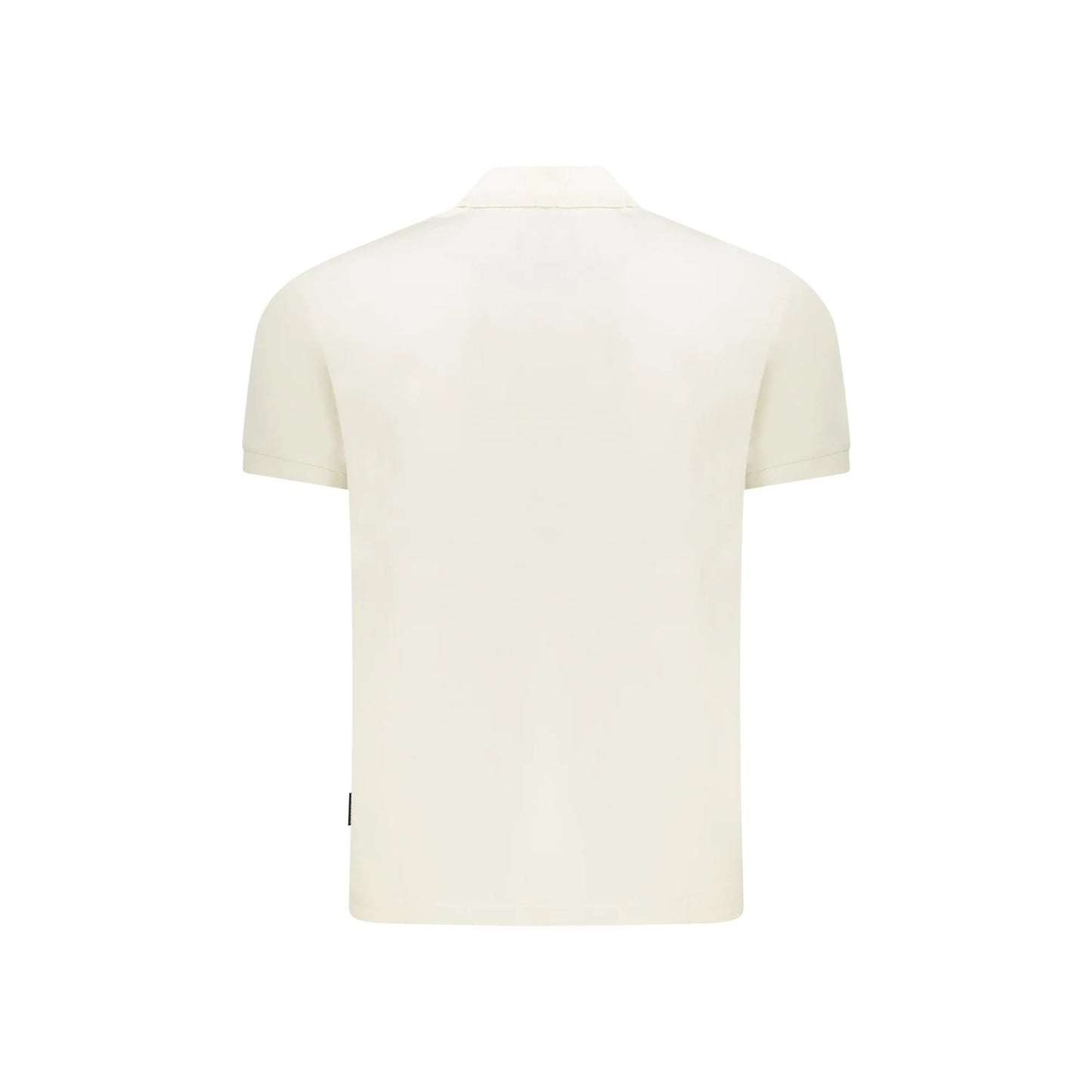 Napapijri Polo Maniche Corte Uomo Bianca Stampa Logo bianco - vista 2