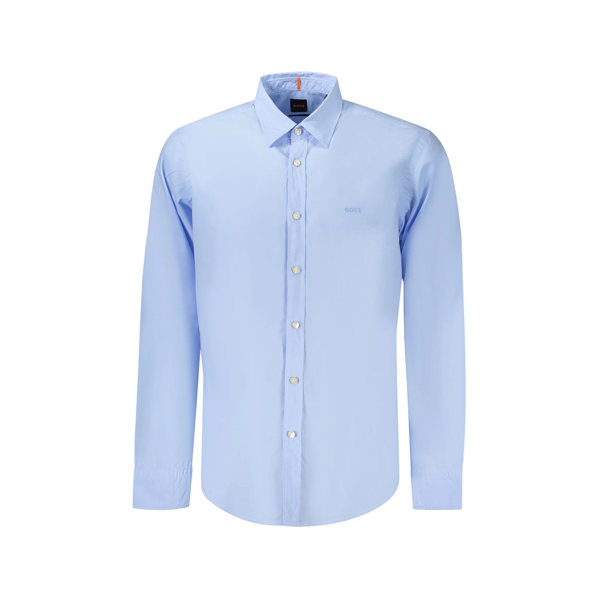 BOSS CAMICIA MANICHE LUNGHE UOMO AZZURRO