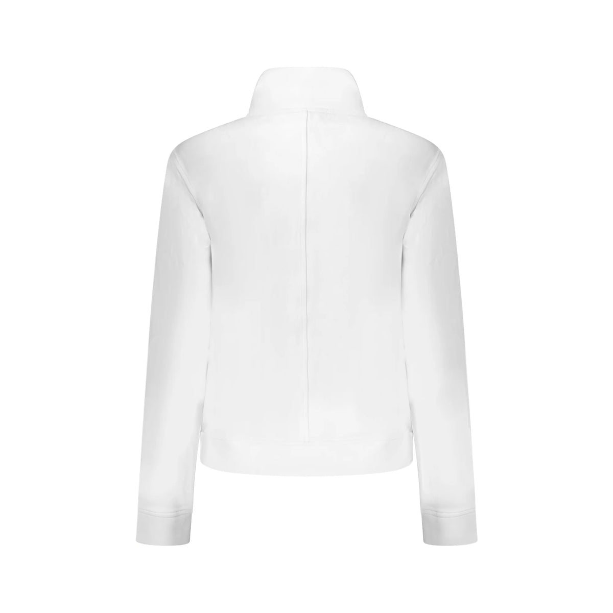 K-WAY FELPA CON ZIP DONNA BIANCO