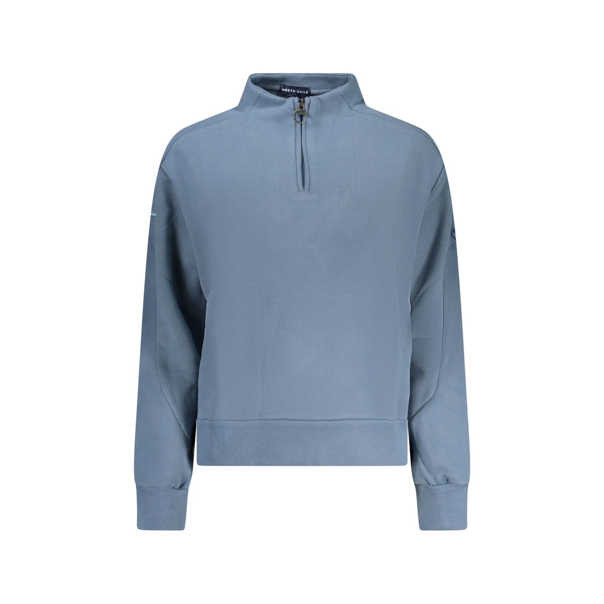 North Sails Felpa Maniche Lunghe Donna Blu Ricamo Felpe - foto prodotto